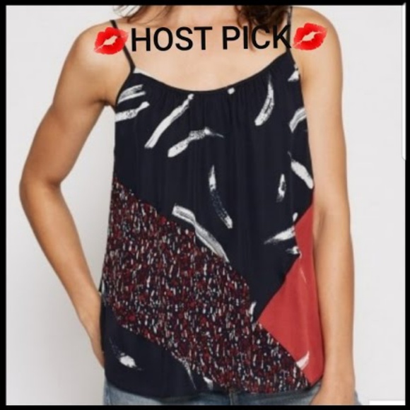 Joie Tops - 🆕Joie Leniline Silk Camisole Multi Color Size L